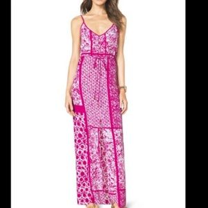 Michael Kors Printed
Drawstring Maxi Dress XS